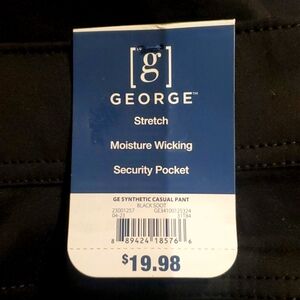 Moisture wicking synthetic casual pants- George